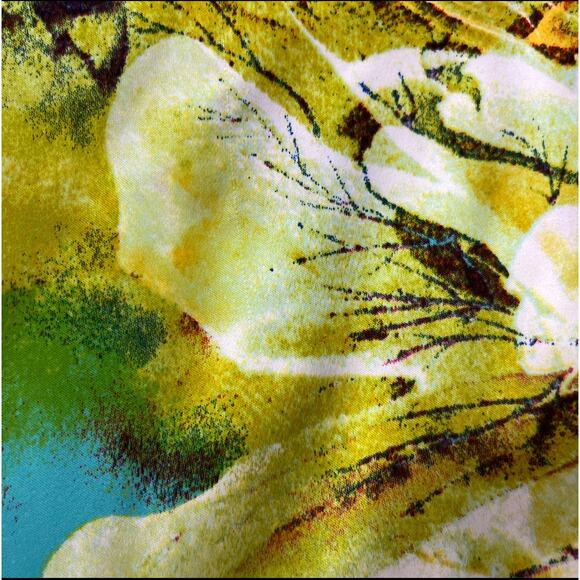 Natori Private Luxuries Blue Awai Charmeuse Kaftan Large Maxi Length‎ Oversized - Picture 12 of 16